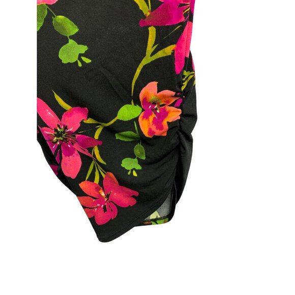 Susan Graver Womens Floral Print Pants - Picture 5 of 7